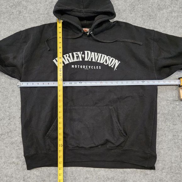 Harley Davidson Motorcycles Mens XL Bristol Connecticut CT Hoodie Sweatshirt - Picture 9 of 16